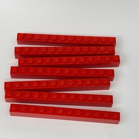 Lego 6112 Red Replacement Add-on Pieces Parts Lot of 7