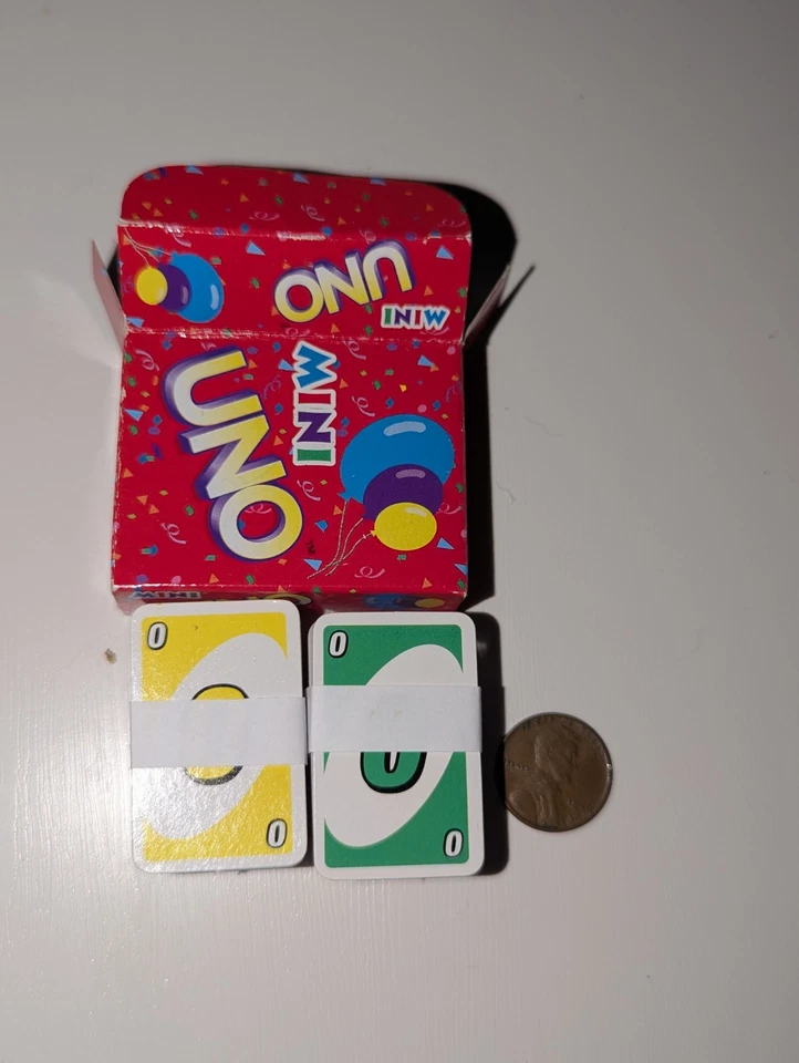 2006 Mini Uno Card Game - Rare  - Image 2 of 4