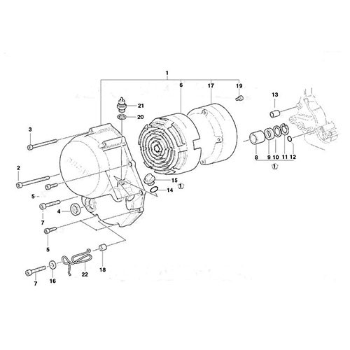 Kit vis allen inox moteur de précision pour Ducati Monster 800