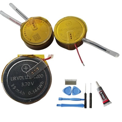 2 x  Coin Battery Replacement Lir VDL1238C 3.7V For Marshall Mode II Earbuds