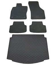 Gummi Fußmatten Kofferraumwanne für VW Golf 7 2012-2019 Set Gummimatten Auslage