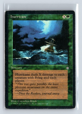 #ad 3x HURRICANE – MTG Magic the Gathering Card – Ice Age – Uncommon $2.71