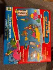 The Learning Journey Map of the World 100 Piece Floor Puzzle 3' x 2', Sealed