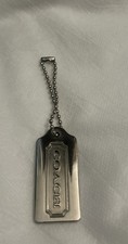 COACH Silver Metal Hangtag