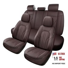 Car Seat Covers,Car Seat Protector Waterproof,Seat Covers Car Full Set Brown