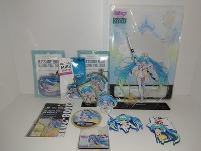 Racing Miku 2015 Acrylic Standee Keychain Badge Set Vocaloid