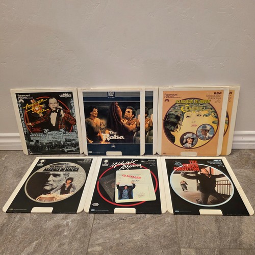 RCA Videodisk Video Disc Lot of 6 movies Vintage Drama vtg