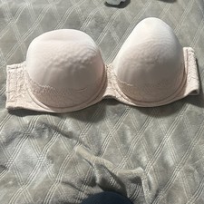 Torrid Lace Women's Push Up Strapless Bra in Nude
