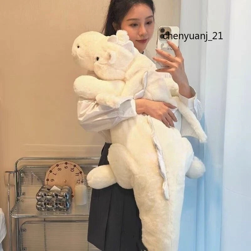 Juguete de Peluche Dragón de Nieve Lindo Suave Pequeño Dragón Almohada Muñeca Cumpleaños Decoración Regalo Foto 4 de 4