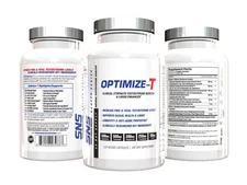 SNS Optimize-T Hardcore Natural Testosterone Booster Sex Drive 120 Capsules New