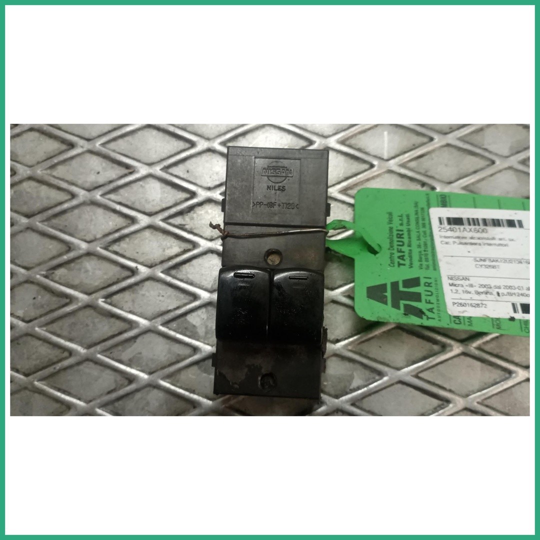 Comandi Alzavetri Anteriore Sinistro SX Nissan Micra III 25401AX600 2003 2005