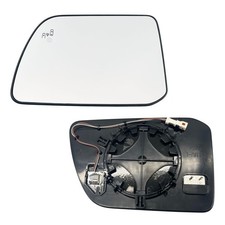 Left Driver Side Mirror Glass Heated With Blind Spot Detection