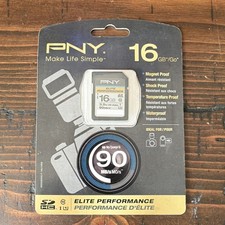 PNY Elite Performance 16GB SDHC Class 10 Up t...