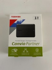 Toshiba Canvio Partner 1TB Portable External HDD Black - USB 3.2