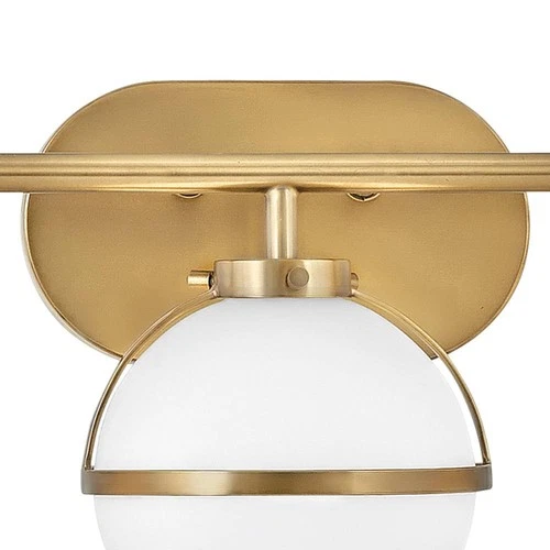 Hinkley Hollis 24" Wide Heritage Brass 3-Light LED Globe Bath Light - Picture 5 of 7