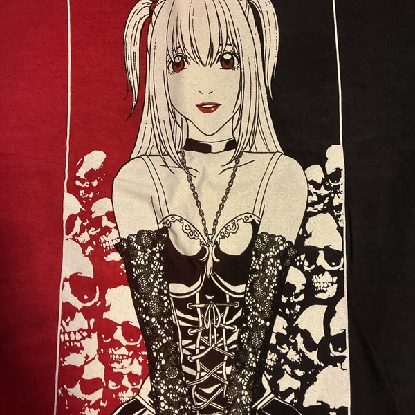 Death Note Misa Amane Anime Graphic T-Shirt (Women’s M • Red/Black) READ DESC!