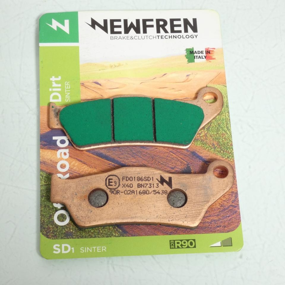 Plaquette de frein Newfren FD0186SD moto Gas Gas 250 Enduro 1996 1997 1998