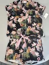 Ted baker opulent bloom 2pc lounge wear/pyjama set,ladies,size L,floral print