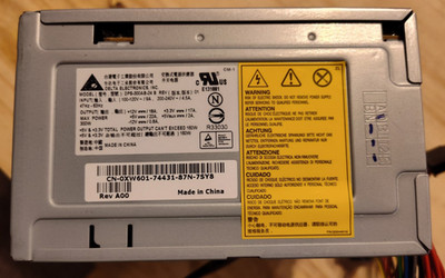 Dell Power Supply DPS-300A B-24 REV 01 - Power output 160W - Tested