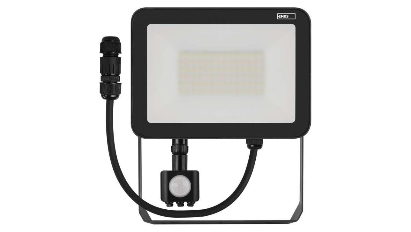 Светодиодный СВЕТИЛЬНИК Nawietlacz с подсветкой PIR 50 Вт нейтральный biel EMOS ZS2742 17290₽