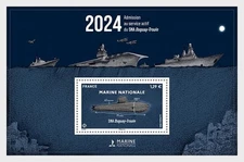 FRANCE 2024 TRANSPORT Vehicles. Submarine SHIPS - S/S MNH