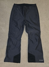 Columbia Women's Omni-Heat Insulated Ski Snow Pants with Pockets Black Size L