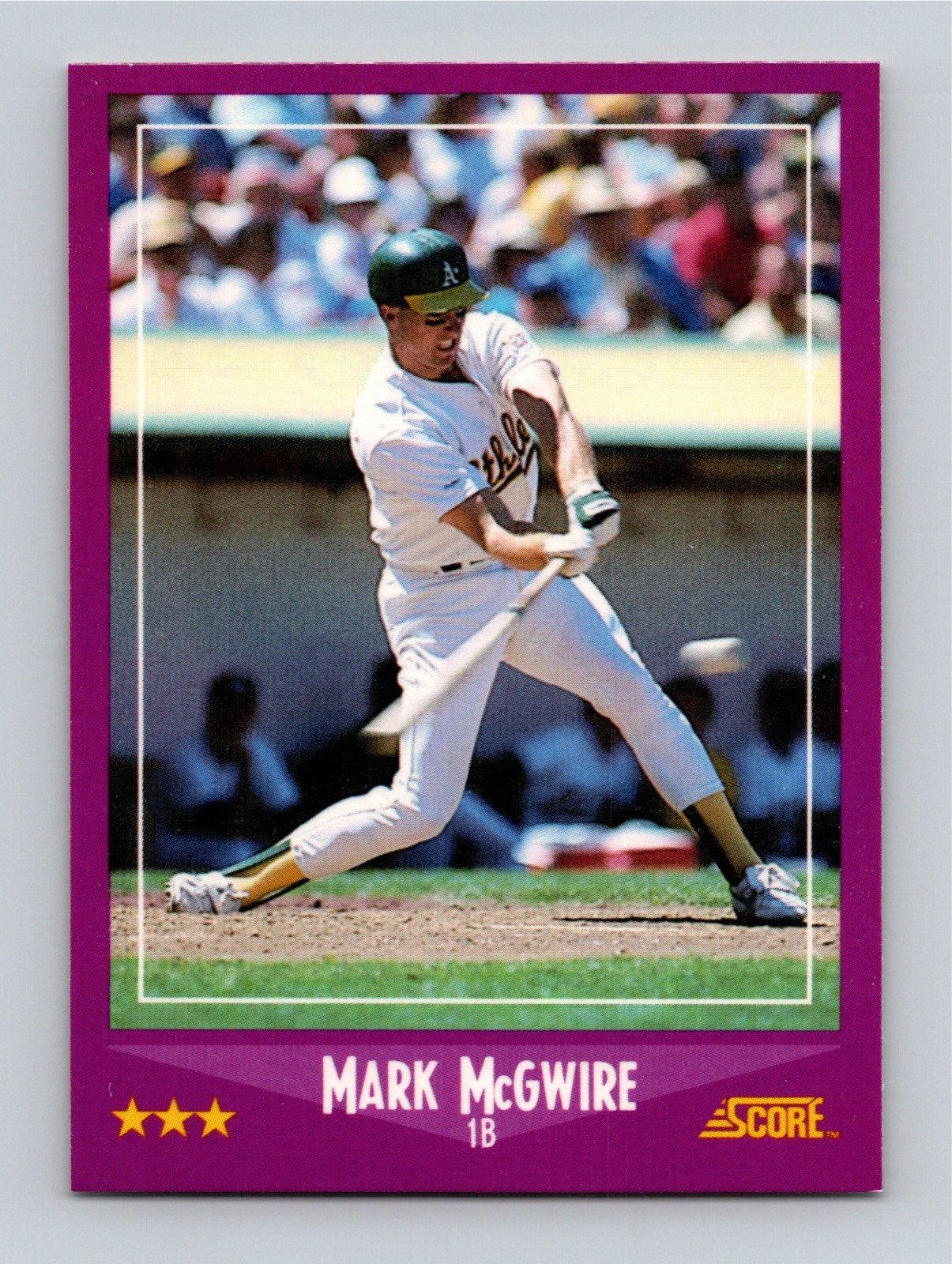 Mark McGwire 1988 Score Glossy #5 NM-MT Rare