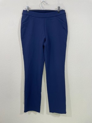Peter Millar Pants Womens 8 Blue Pull-On Performance Golf Stretch Nylon Flex