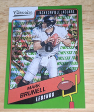 Mark Brunell 2021 Panini Classics Timeless Tributes Green #150 #'ed /25