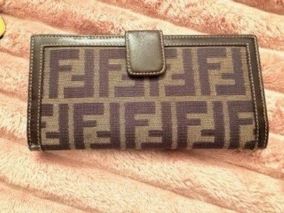 財布 FENDI Zucca Pattern Long Wallet Vintage s-l400.jpg