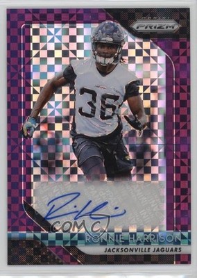 2018 Panini Prizm Rookie Purple Power 32/49 Ronnie Harrison #RA-RH Auto RC 1dm4
