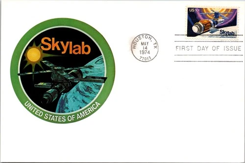 Dr Jim Stamps Maximum Card Skylab Us Space Station 10C Fdc
