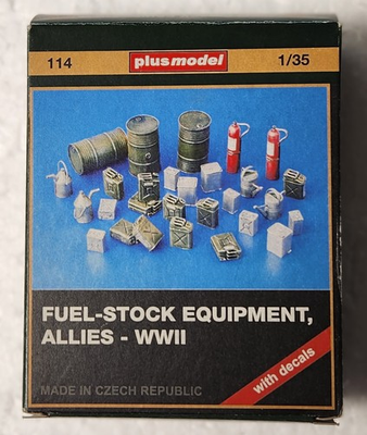 #ad #ad Plus Model 1 35 Allied Fuel Stock Equipment Set WWII w Decals 114 $23.96