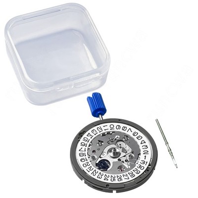 For Seiko (SII) NH35 NH35A Automatic Watch Movement Date at 3 w/ Date Disc White