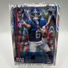 Topps Chrome Jaxson Dart RC #306 New York Giants 2025 NFL Football Card READ!