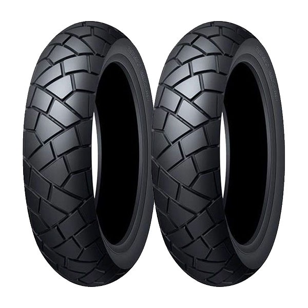 TYRE PAIR DUNLOP 110/80-19 59V + 160/60-17 69H TRAILMAX MIXTOUR