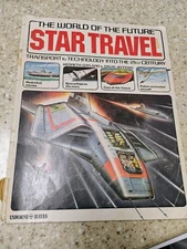 1979 Usborne Hayes Book The World of The Future Star Travel Sci-Fi Book Rare