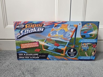 Super Soaker Toss 'N Splash Cornhole Set Sitzsack Spiel - Neu im Karton