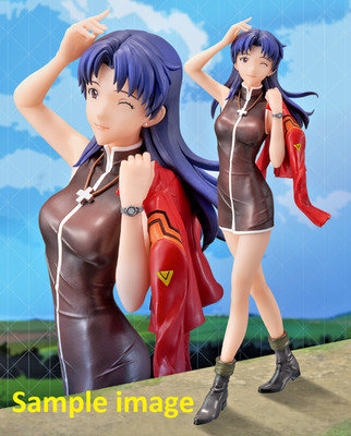 SEALED BANDAI MISATO KATSURAGI EVANGELION ICHIBAN KUJI FIGUR 8'' 21cm ANIME  