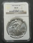 1992 $1 American Silver Eagle Dollar ASE NGC MS 69