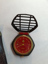 Orologio da polso Ferrari quarzo quadrante rosso/oro data cassa nera SS pelle rossa 30 mm