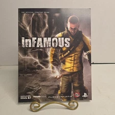 Infamous Official Game Strategy Guide Brady Games W/ Map