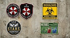 5 Pieces Resident Evil Stickers Decal Phone Laptop