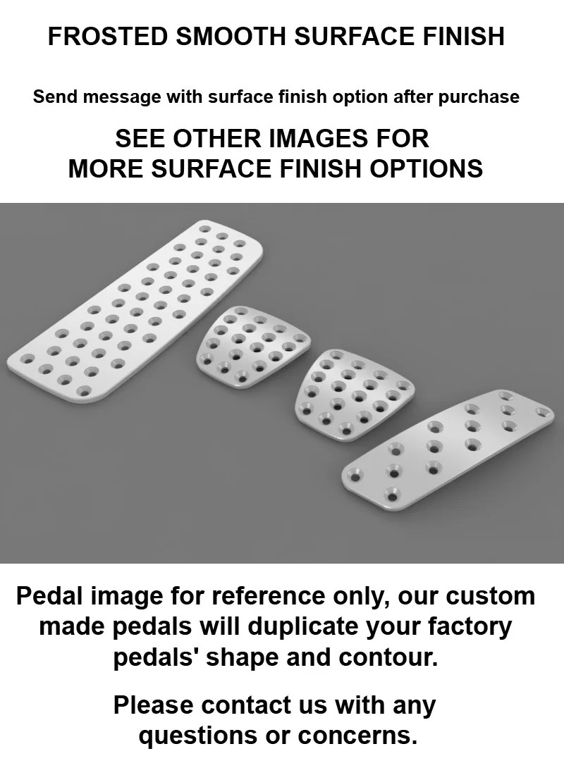 Aston Martin DBS 1st Gen Deluxe Manual Billet aluminum racing pedal pad covers
