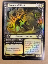 MTG 1x FOIL SHOWCASE Reaper of Night # 289 Throne of Eldraine Magic the x1 NM