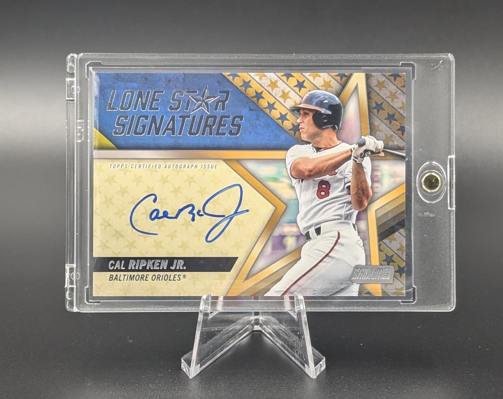 Cal Ripken Jr. #LSS-CR Baseball Cards 2024 Topps Stadium Club Lone Star Signature trading card — raw and PSA graded price guide