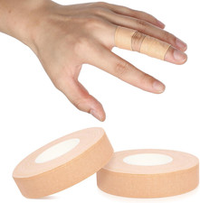 Finger Tape, 0.5 Inch X 10 Yard Nude Athletic Tape Extra Strong Adhesive, 2 Roll