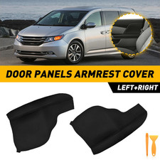 Pair Fit Black 2011-2016 2017 Honda Odyssey Door Panels Armrest Vinyl Cover Trim Pair Fit Black 2011-2016 2017 Honda Odyssey Door Panels Armrest Vinyl Cover Trim