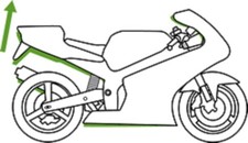 Set Knee +20MM Honda VFR 1200 2010-2016