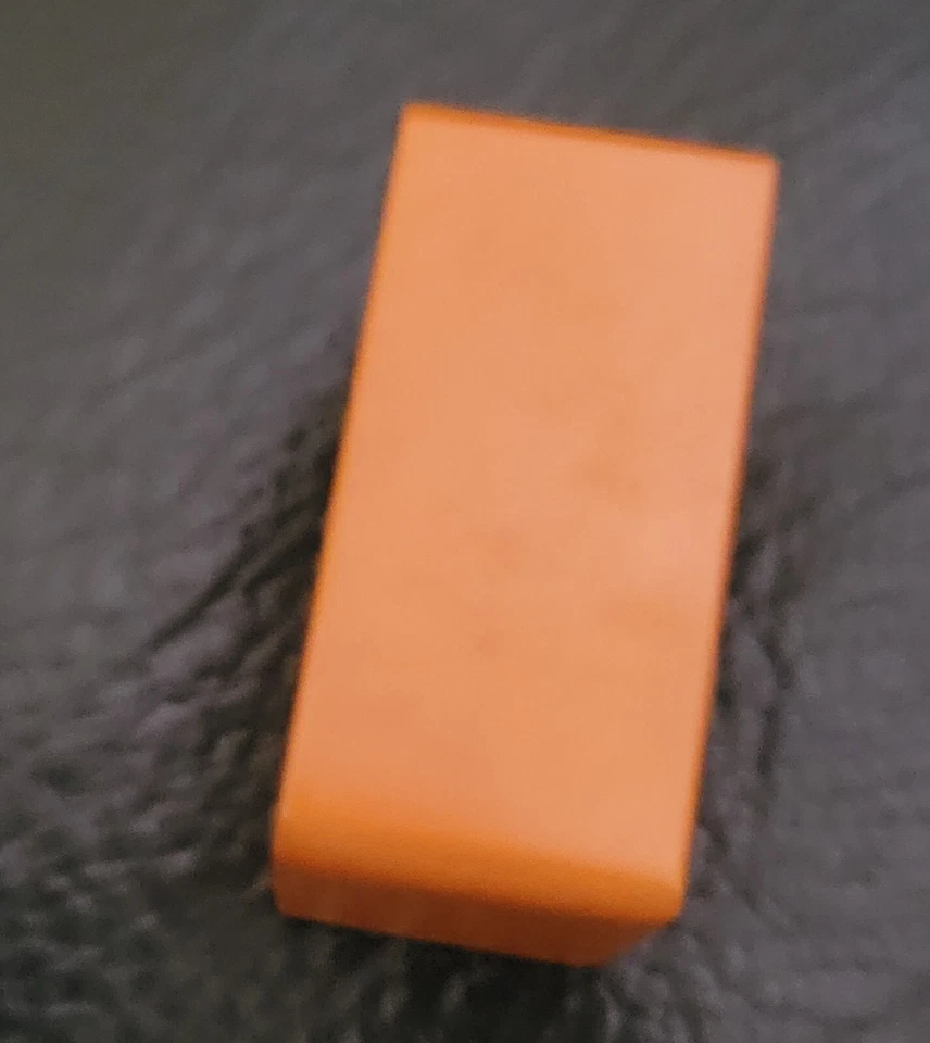 Chinese Bakelite Mahjong One 2 Dot Only Tile Carved Replacement For Set Flower - Image 3 of 4